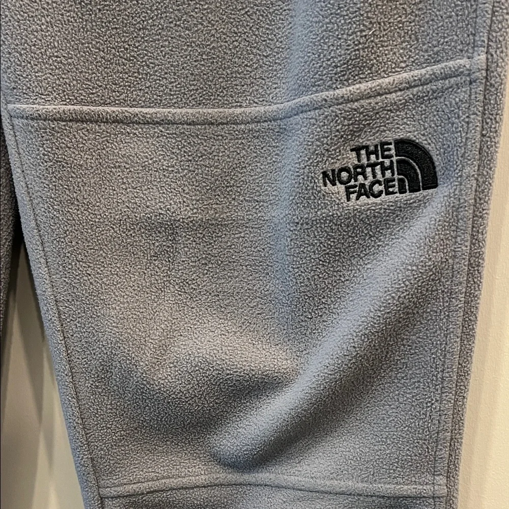 The North Face Light Gray Fleece Sweatpants